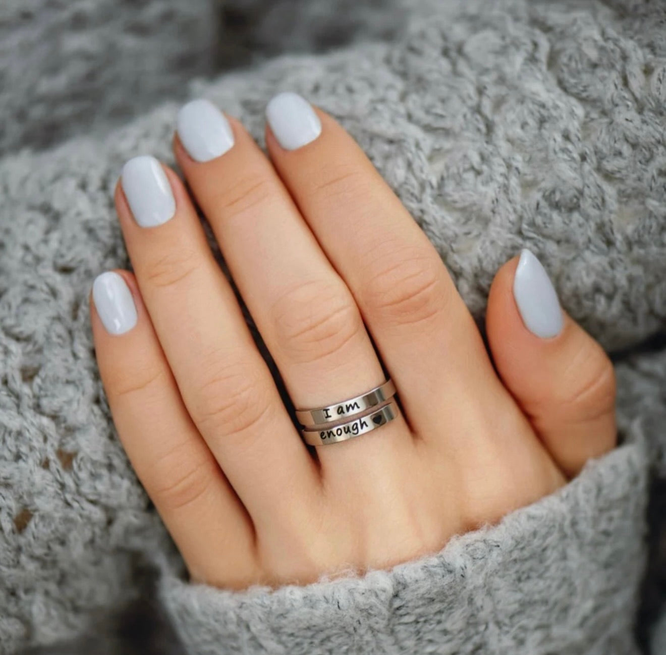 I Am Enough Ring